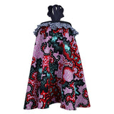 MULTICOLOUR GIRLS HALTER NECK ANKARA DRESS - ruffntumblekids