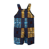 MULTI-COLOUR ANKARA PLAYSUIT - ruffntumblekids