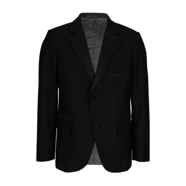 BLACK SATIN LAPEL 2 PIECE SUIT WITH BOW TIE - ruffntumblekids