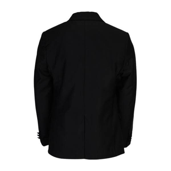 BLACK SATIN LAPEL 2 PIECE SUIT WITH BOW TIE - ruffntumblekids