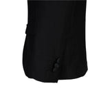 BLACK SATIN LAPEL 2 PIECE SUIT WITH BOW TIE - ruffntumblekids
