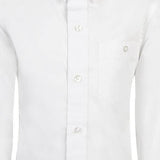 WHITE LONG SLEEVE NORMAL FORMAL SHIRT FOR BOYS. - ruffntumblekids